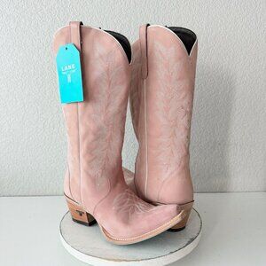 Lane Gallatin Womens Pink Cowboy Boots Western Mid Calf Snip Toe Size 11